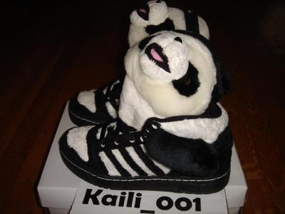 Adidas JS Panda Bear Size 4 Jeremy Scott Teddy Bear B | eBay