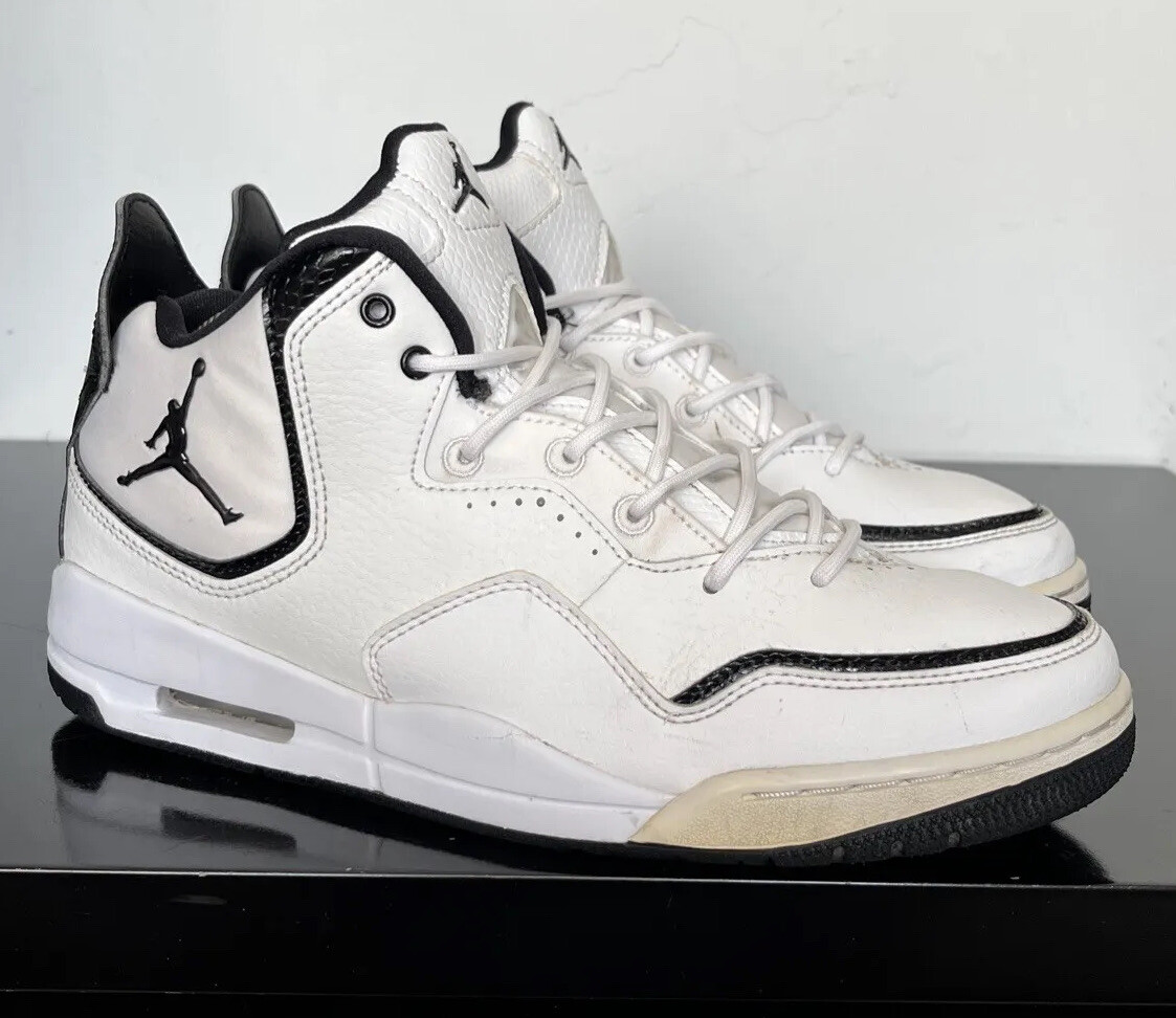 NIKE AIR JORDAN Courtside 23 'White Black' UK size 7.5 AR1000-100