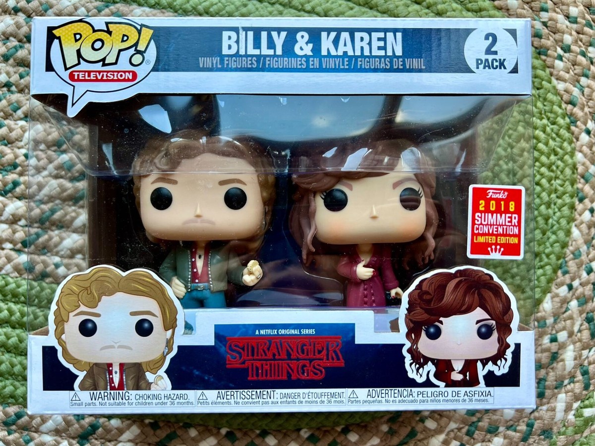 Stranger Things Funko Billy & Karen 2-pack Summer Convention