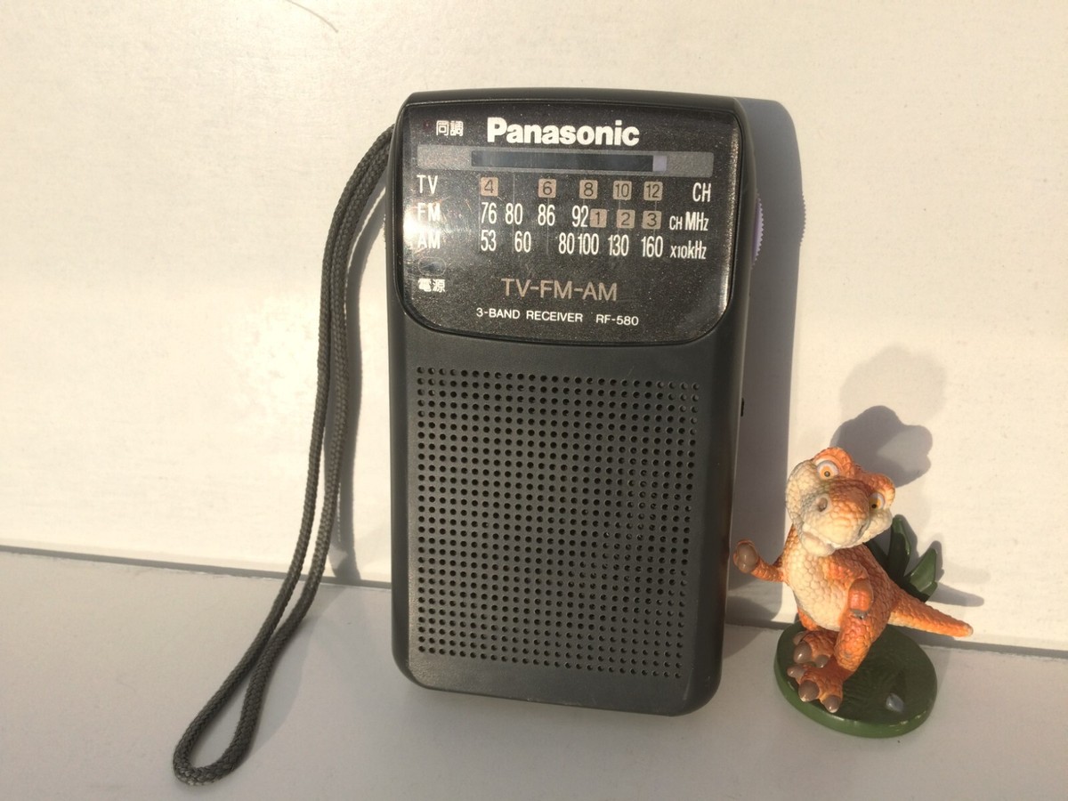 Panasonic RF-580 Radio Receiver 3 band FM/AM/TV Japanese model | eBay