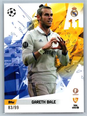 Gareth Bale 2024 Topps Total Football 1st Edition #/99 SN #506 | eBay