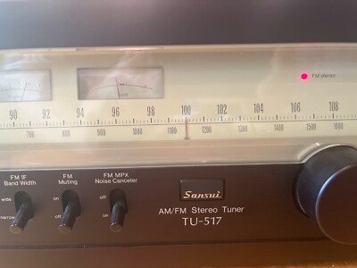Vintage SANSUI TU-517 AM FM Stereo Tuner | eBay