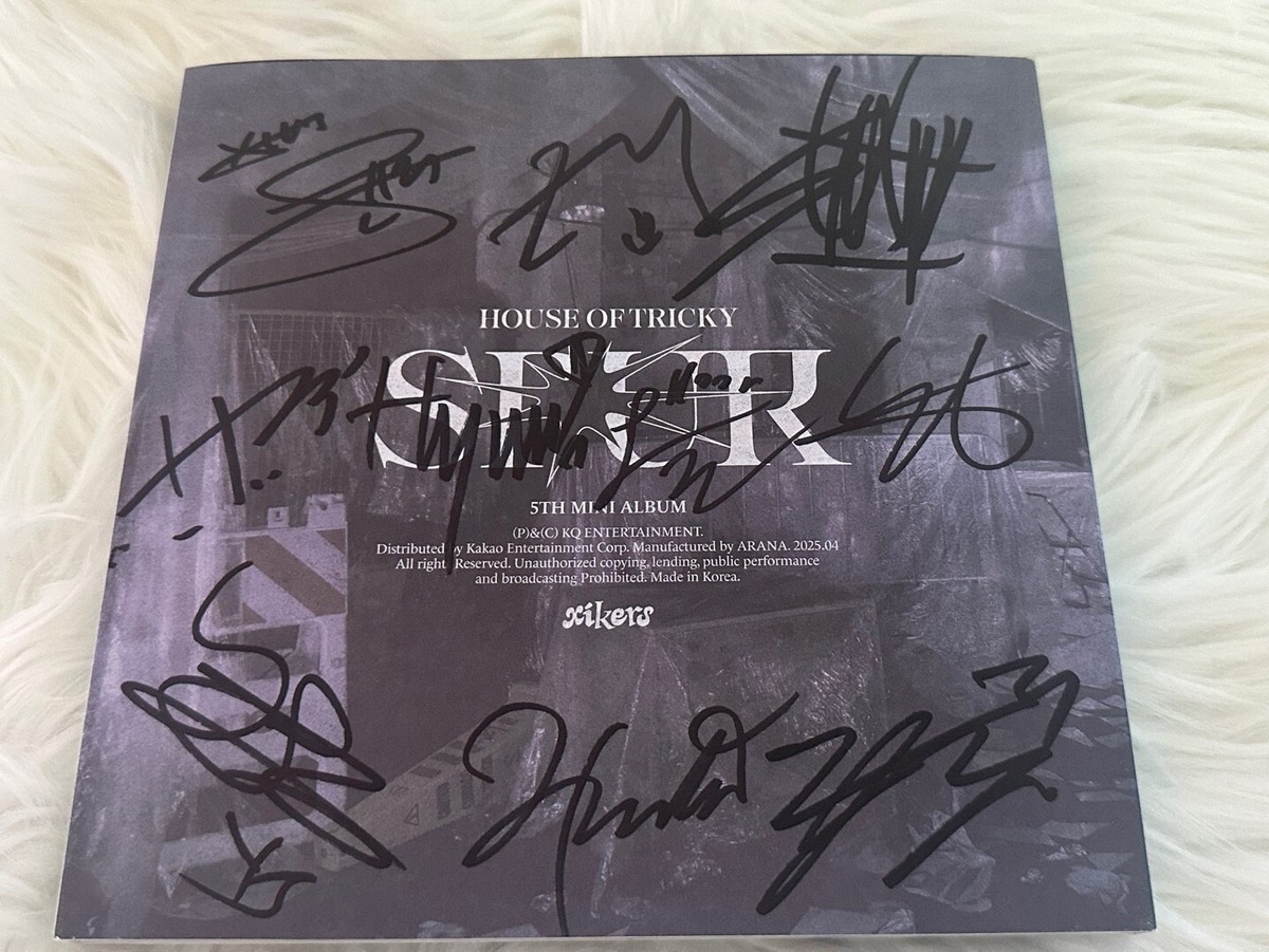Xikers - ALL MEMBER Signed PROMO ALBUM | eBay