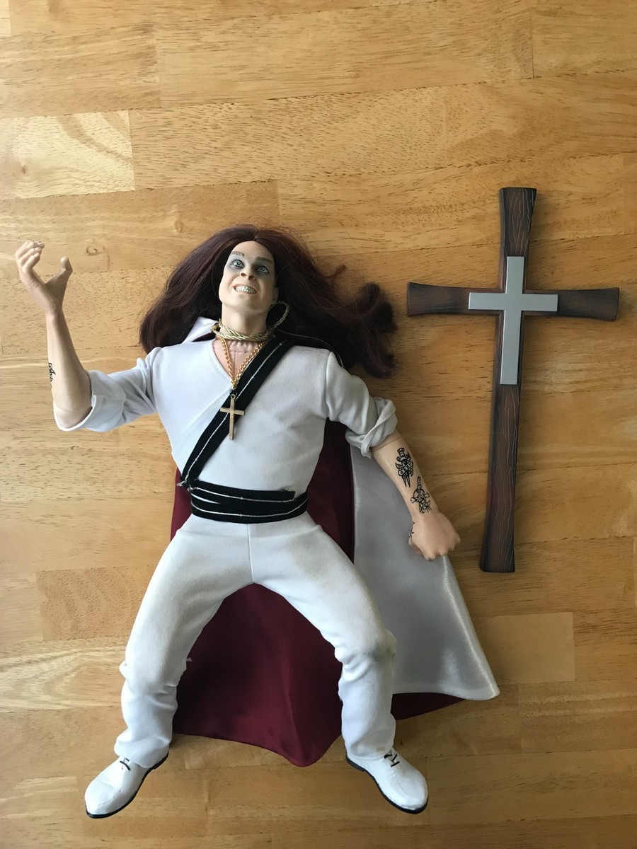 Ozzy Osbourne Figure Sound Works Crazy Train Doll Blizzard Of Ozz