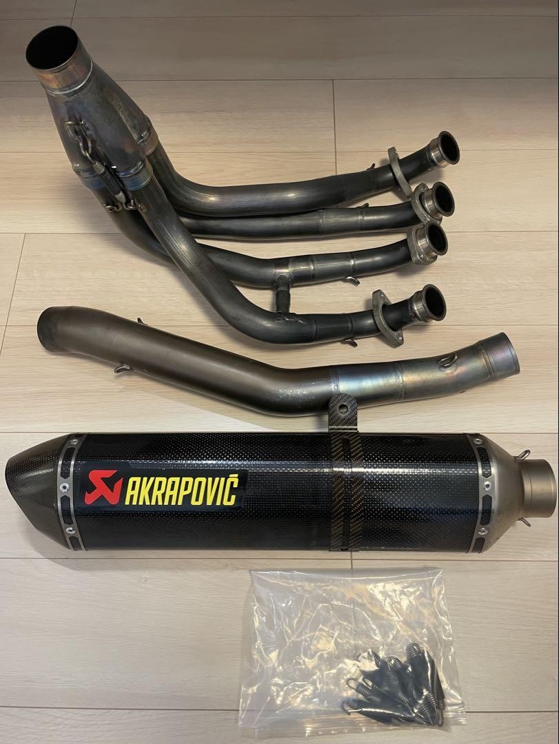 KAWASAKI ZX12R Type B AKRAPOVIC Full Exhaust Muffler | eBay