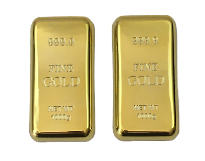 Gold Bar Paperweight Fake Gold Bullion Bar Gold Brick Decor Paper