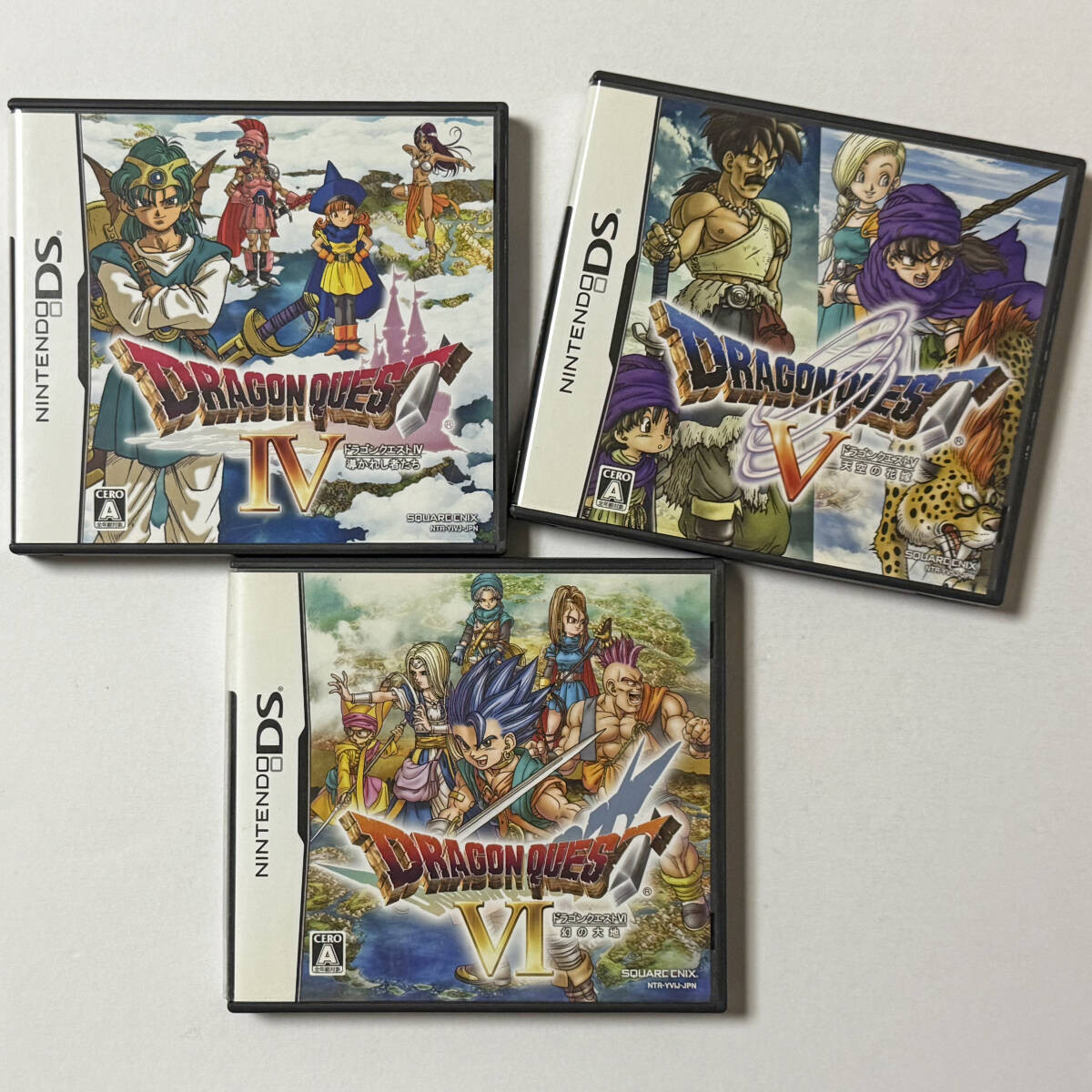 ドラゴンクエストIV V VI VIII VII IX XI ソフト7本セット