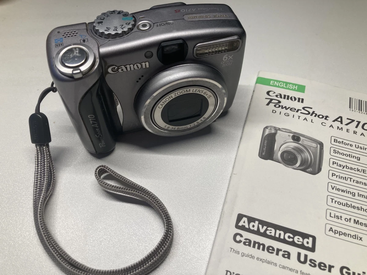 Canon PowerShot A710 IS Digital Cameras with DPOF Support for Sale