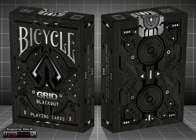 Bicycle Grid Blackout Playing Cards | eBay