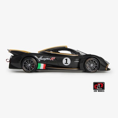 LCD MODELS LCD18012-CB 1:18 PAGANI HUAYRA R (BLACK CARBON) DIECAST