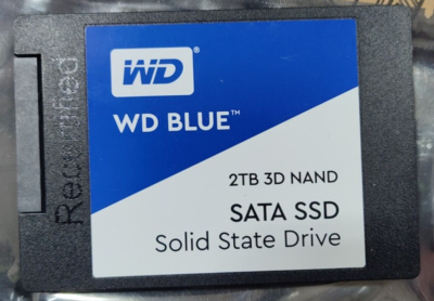 Western Digital WD Blue 2TB 3D NAND SATA SSD, 2.5