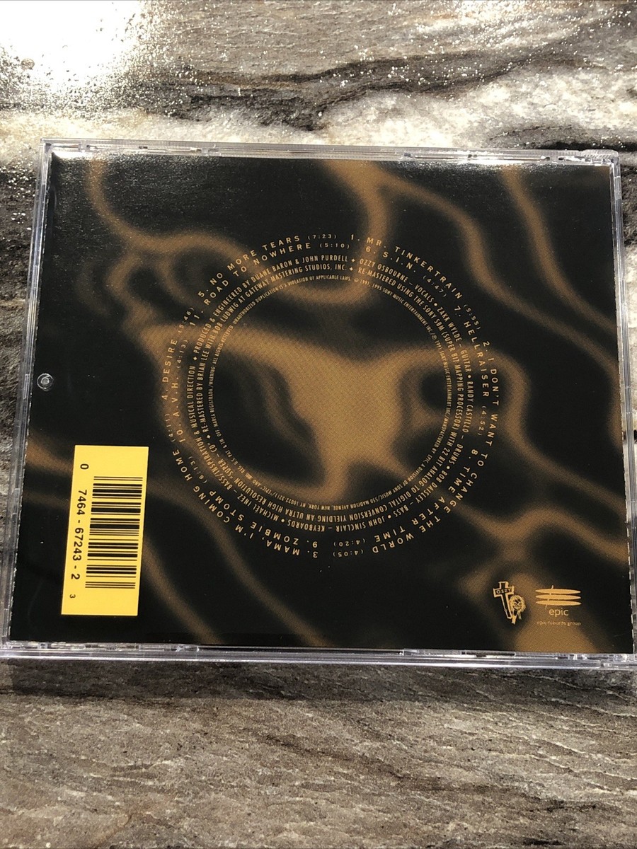 Ozzy Osbourne No More Tears 1991 1995 CD 22 Bit SBM Super Bit