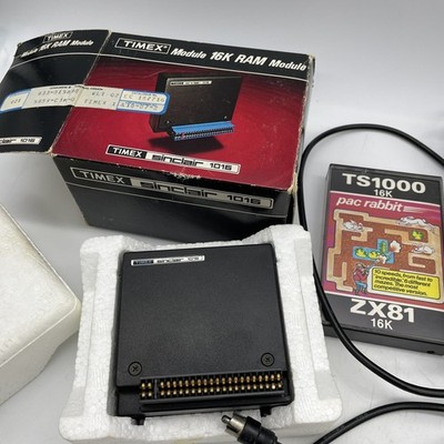 Sinclair ZX81 Computer W/ Timex 16K RAM, Pac Rabbit & Guide