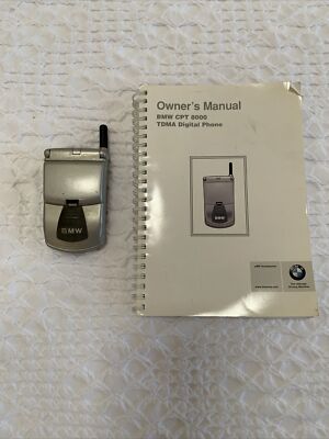 Vintage Motorola BMW CPT 8000 Timeport P8197 Flip Phone with