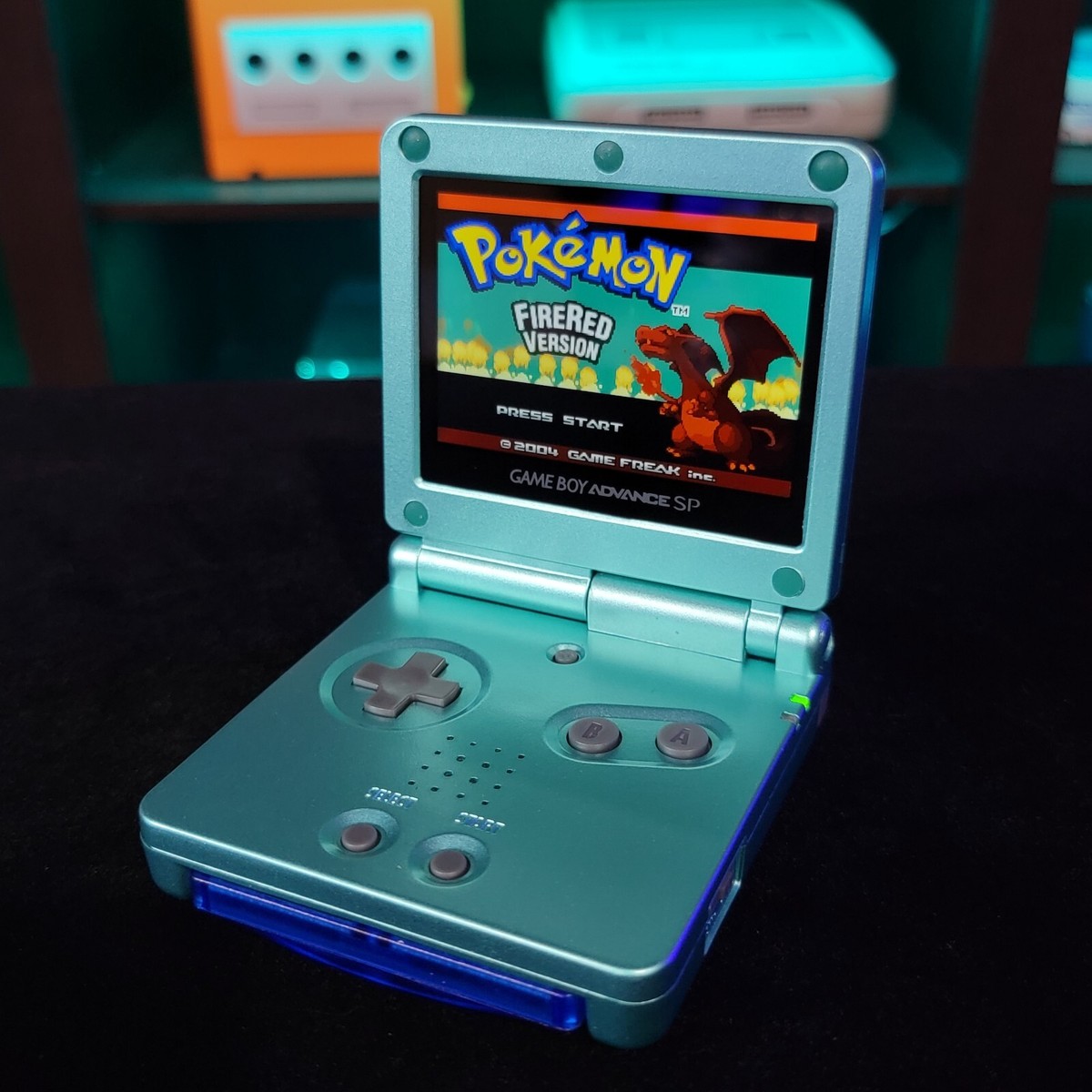 Metallic Teal Nintendo Game Boy Advance GBA SP IPS Adjustable