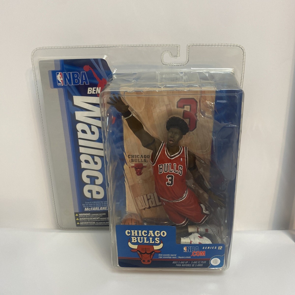 Ben Wallace #3 Chicago Bulls NBA Series 12 Action Figure McFarlane