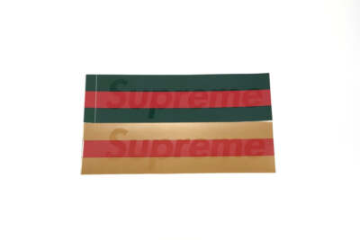 Supreme gucci box logo sticker rare | eBay