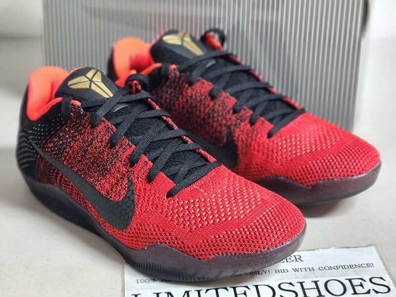 Nike Kobe 11 XI Elite Low Achilles Heel University Red 822675-670