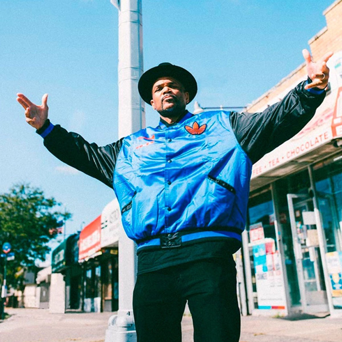 Adidas Originals RUN D.M.C. Varsity 80s Hollis NY Hip Hop Bomber