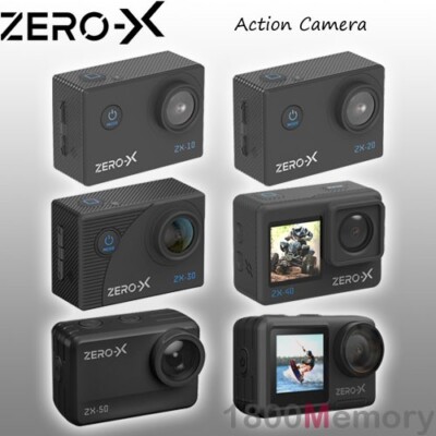 GENUINE Zero-X Action Camera ZX10 ZX20 ZX30 ZX40 ZX50 ZX60 4K UHD