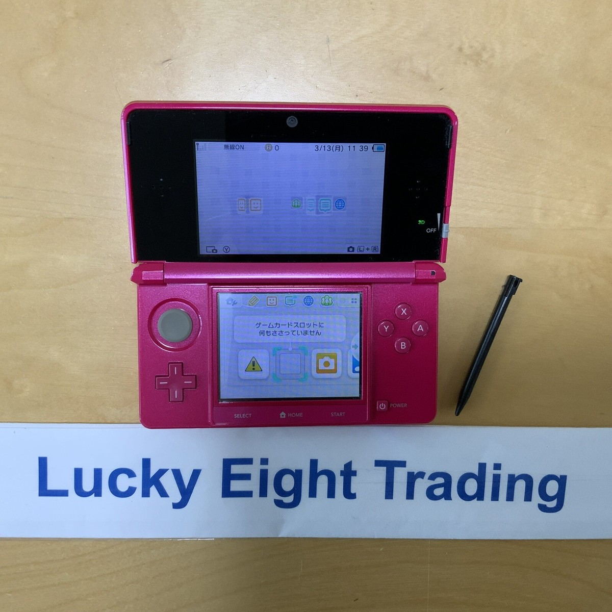 Nintendo 3DS Gloss Pink Console Stylus Japanese ver [H] | eBay