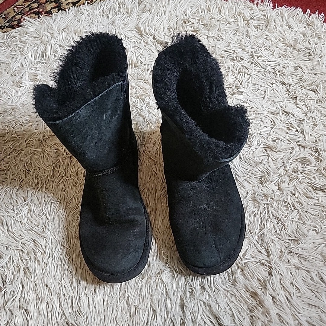 UGG Bailey Button Bling Boots Black Size 7 | eBay