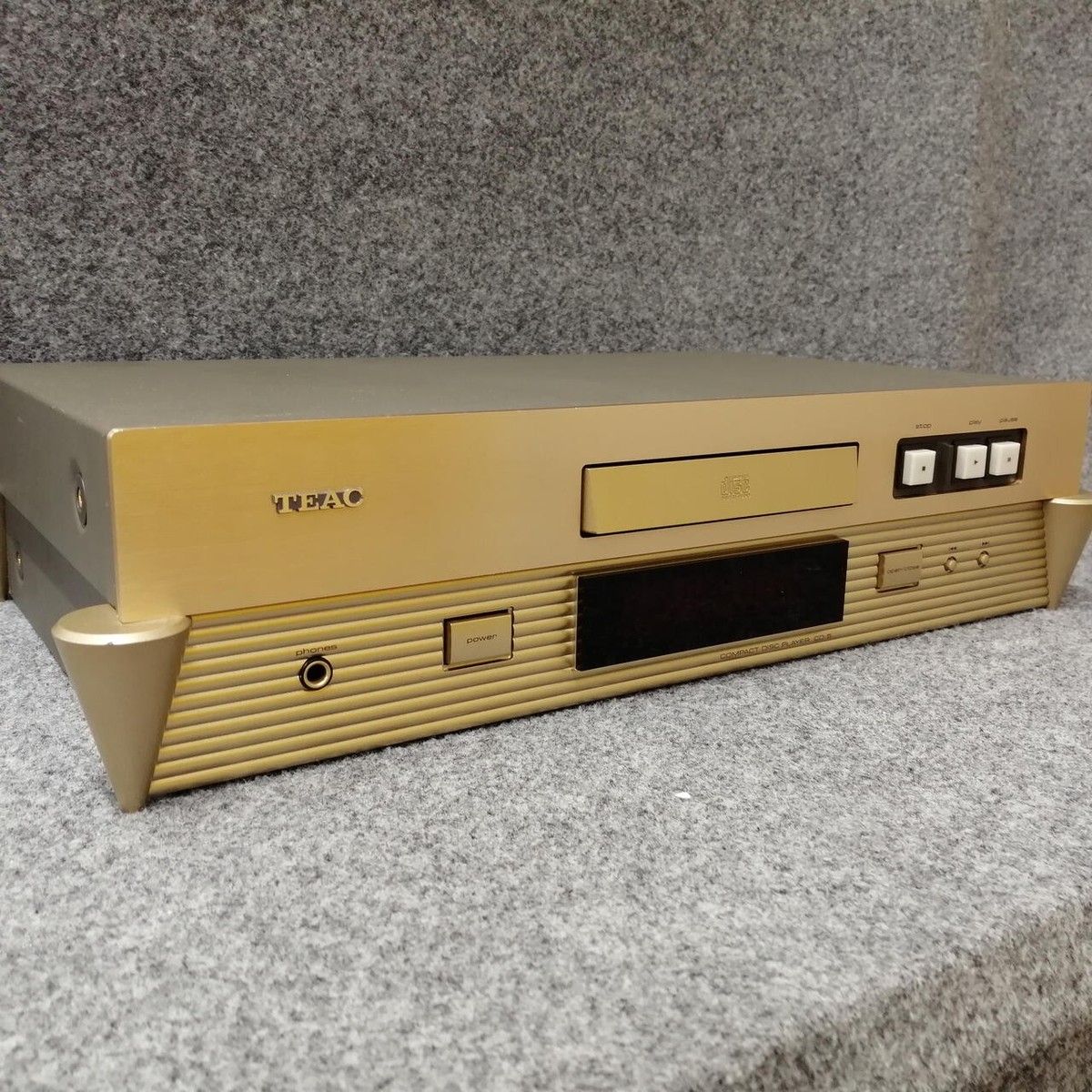 TEAC CD-5 cd player 1994 Vintage with Remote Repaired From Japan