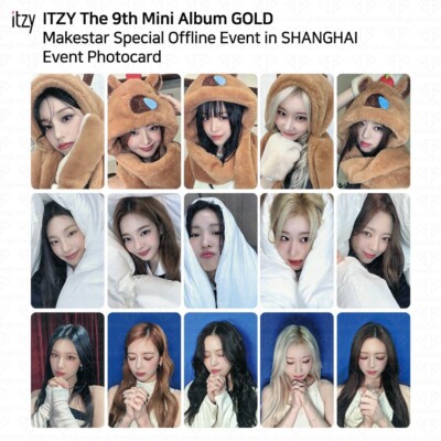 ITZY 9th Mini Album GOLD Makestar Special Offline Event in