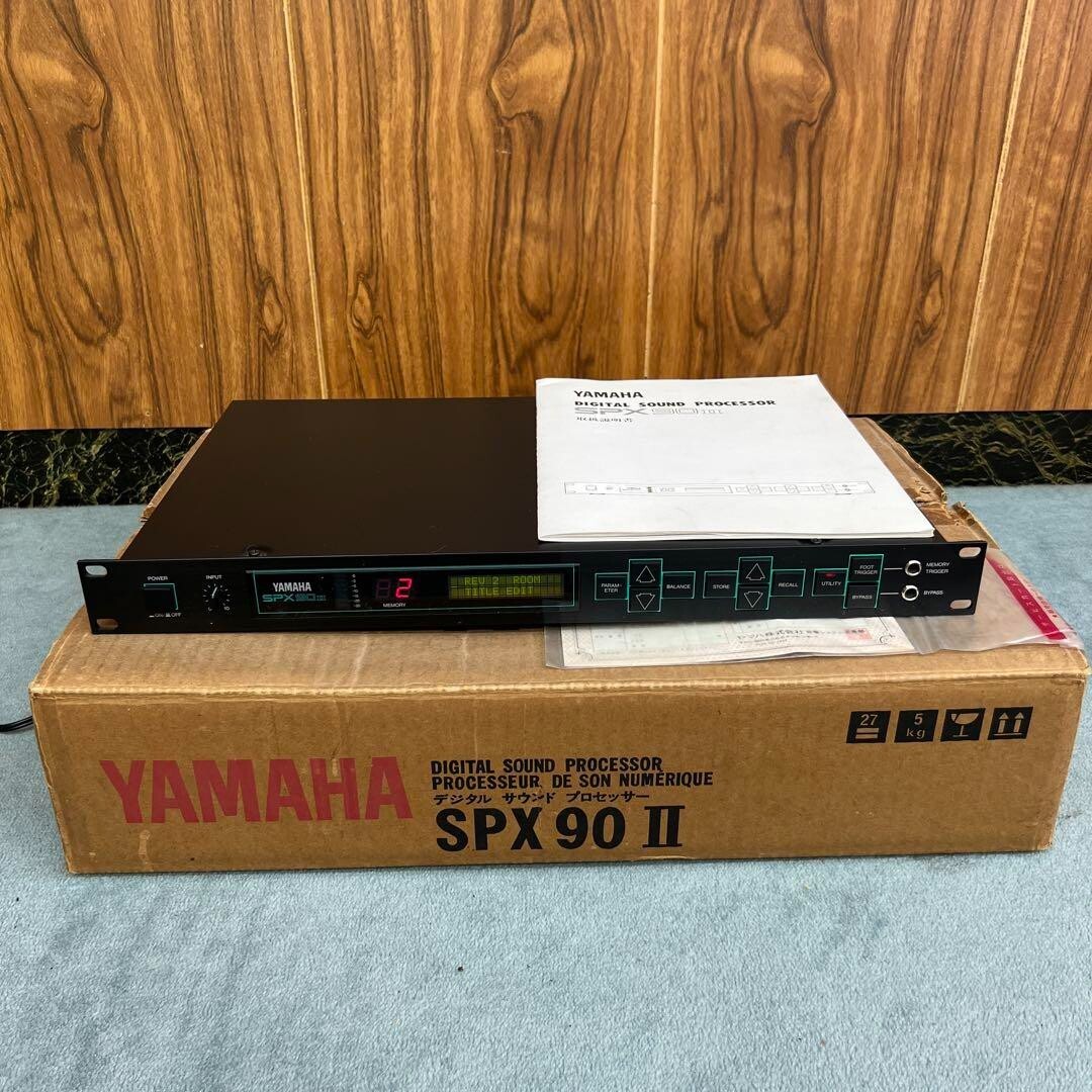 Yamaha SPX90II Rack Mount Reverb Effects Processor tested working