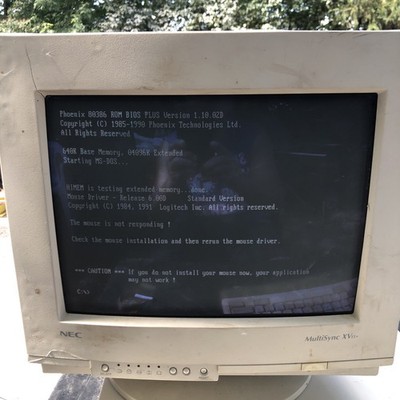 Vintage NEC MultiSync XV15+ CRT Monitor 15” 1997 | VGA JC-1571VMA