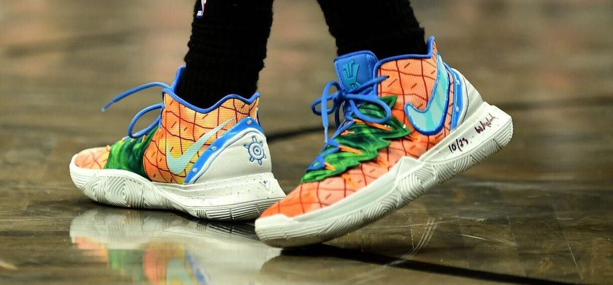 Nike Air Kyrie 5 Spongebob Pineapple House CJ6951 800 Sz 12 | eBay