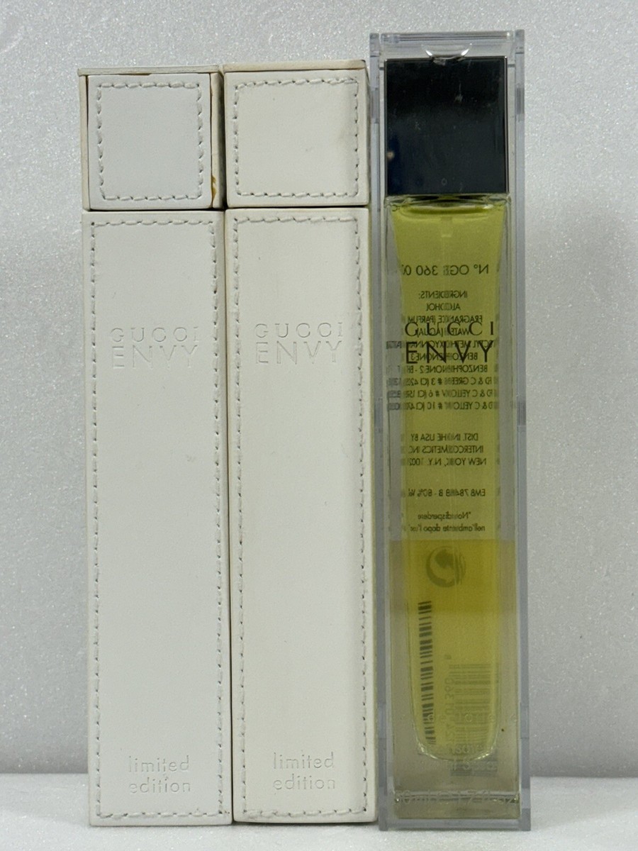 GUCCI Envy 50ml EDT Leather Limited Edition Vintage FREE DELIVERY