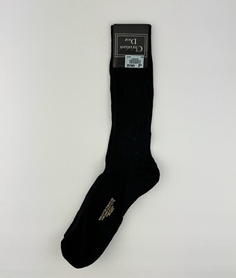 Christian Dior Navy Blue Stretch Cotton/Nylon Mens Dress Socks Sz