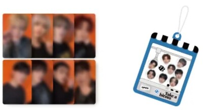 ATEEZ LUCKYDRAW PHOTOCARD Wonderwall Edition TAKE BITEEZ Acrylic