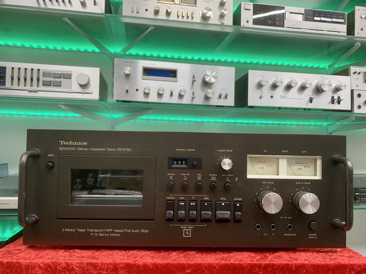 TECHNICS RS-678U Rare Stereo Cassette Deck 2 Motors Vintage 1977