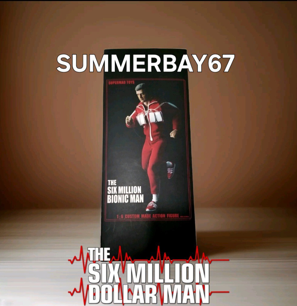 1/6 SUPERMAD THE SIX MILLION DOLLAR BIONIC MAN STEVE AUSTIN 12
