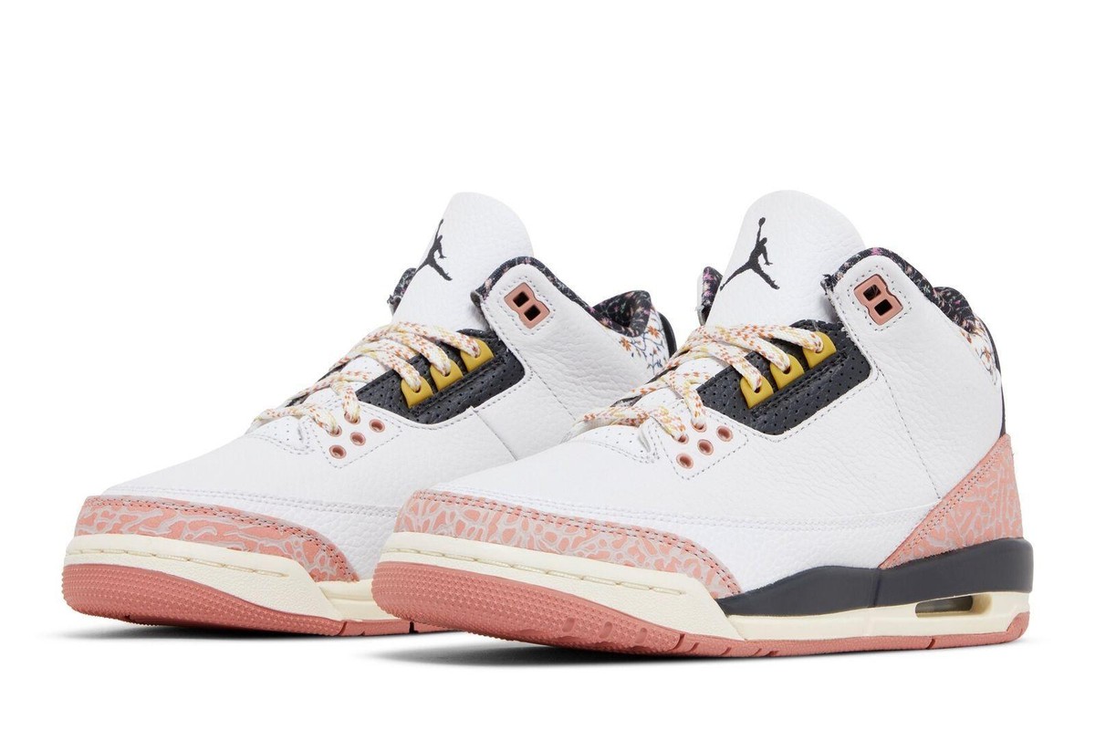 Level SS/New -Nike Air Jordan 3 Retro GS Vintage Floral' AJ3