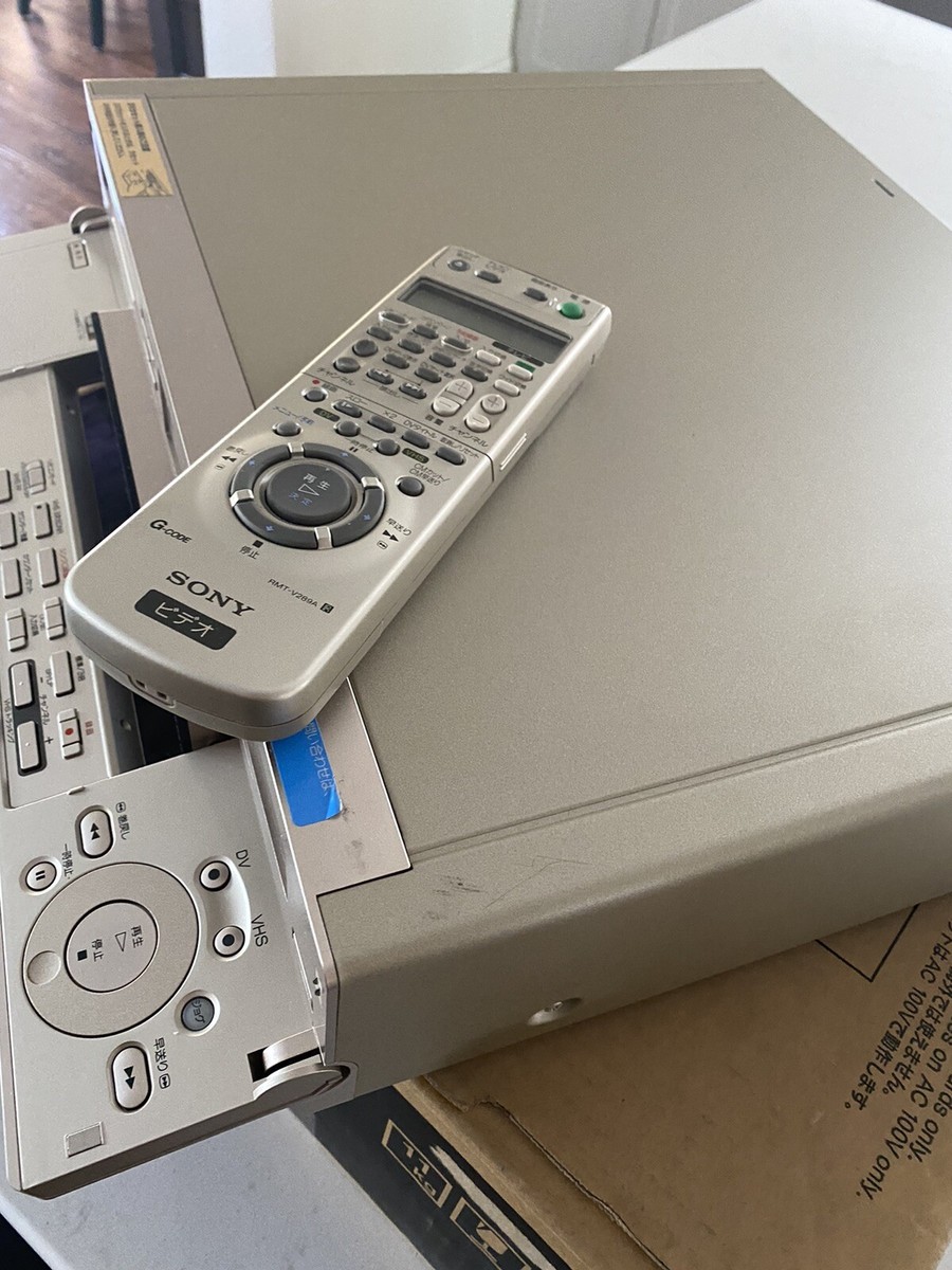 Sony ES Wv-dr7 Dv/mini DV Svhs/vhs Video Player Recorder Dual Deck