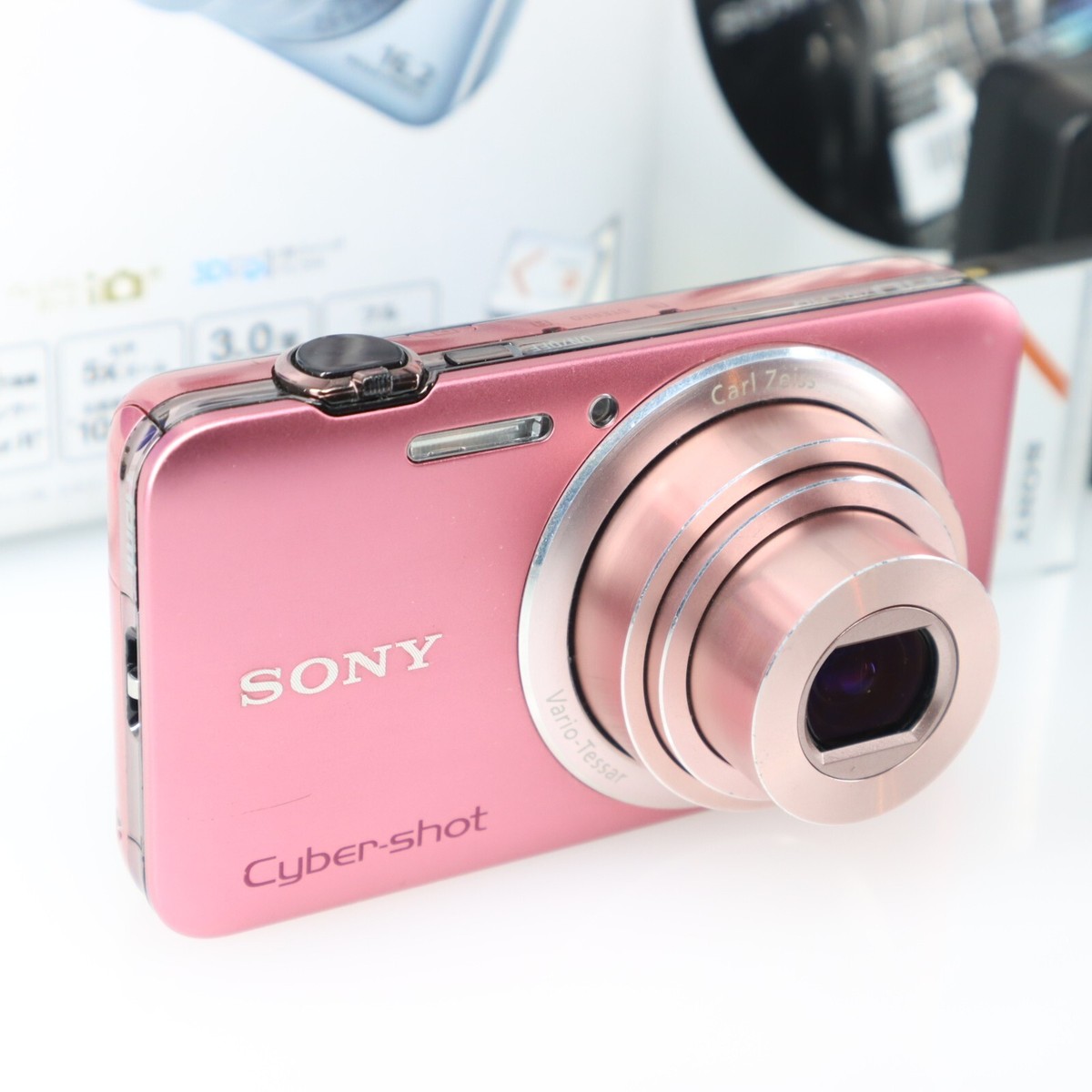 Excellent] SONY Cyber shot DSC-WX30 Pink 5.0x zoom Digital Camera
