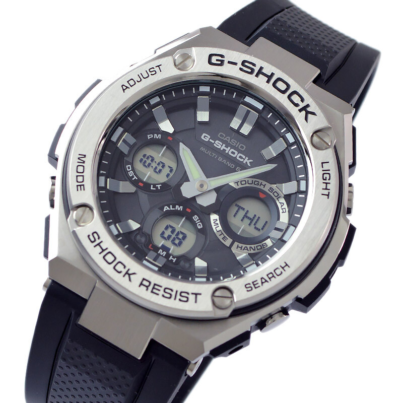 CASIO G-SHOCK G-STEEL GST-W110-1AJF Radio Solar Analog Digital