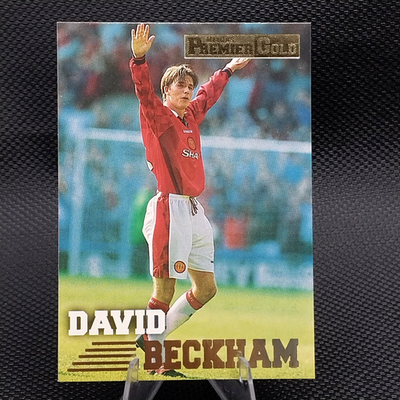 David Beckham #92 RC Rookie Card 1996 Merlin's Premier Gold
