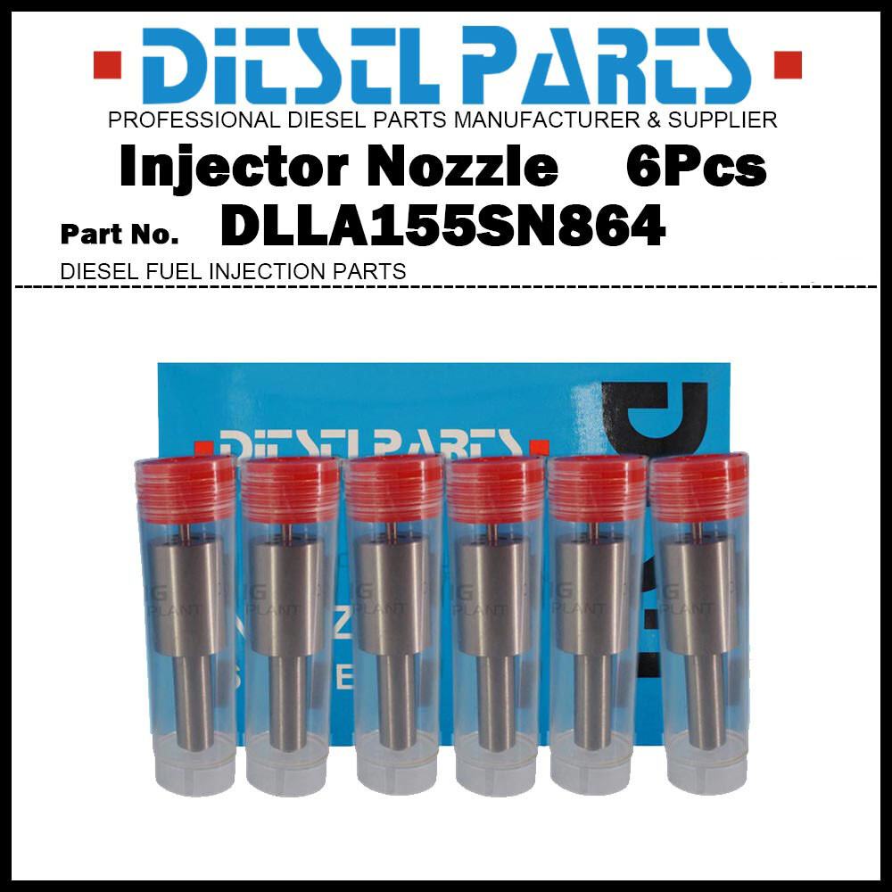 6Pcs Fuel Injector Nozzle DLLA155SN864 105015-8640 for ISUZU GIGA