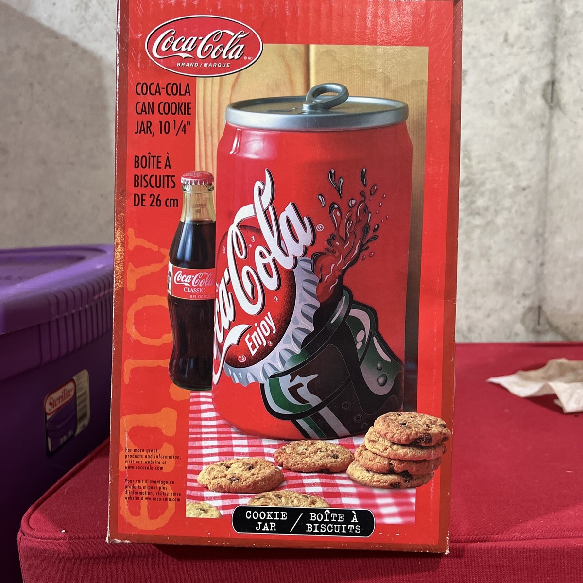Coca-Cola Ceramic Cookie Jar Shaped Like Coke Can | eBay