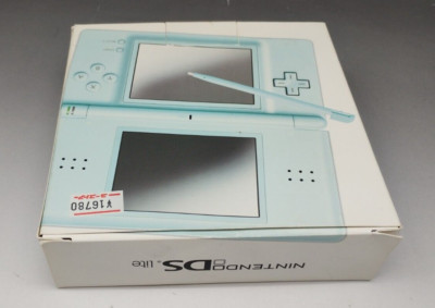 MInt] Nintendo DS Lite Ice Blue Console Box & Manual Japanese
