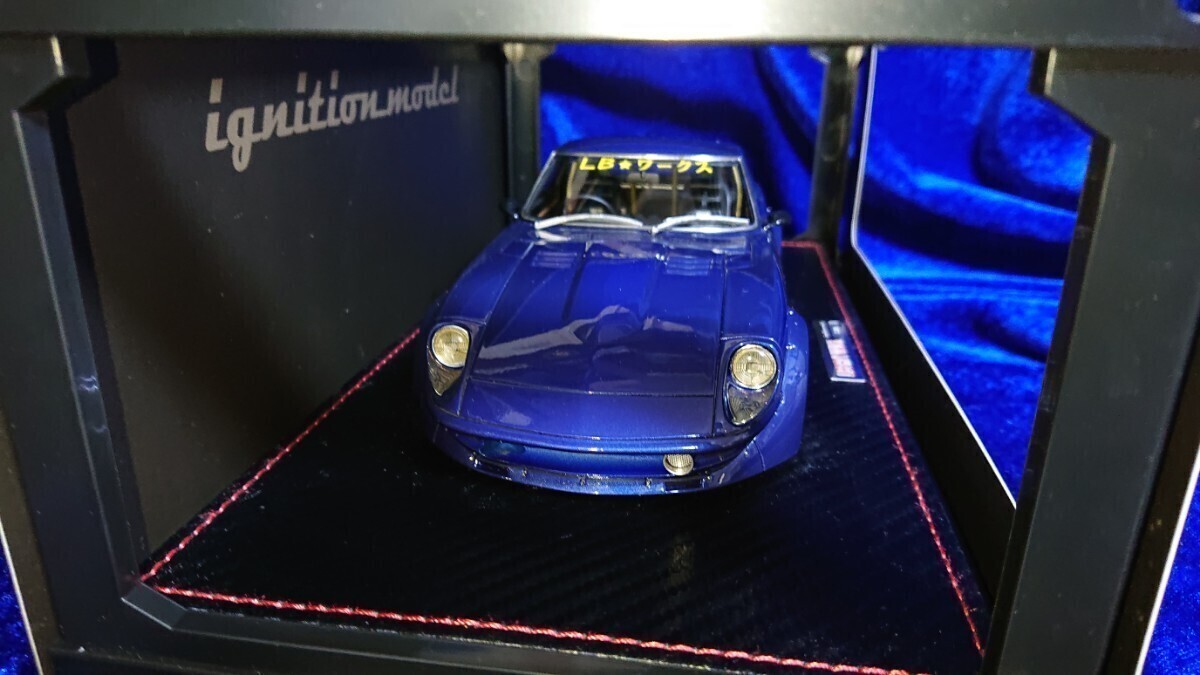 1/18 Ignition Model LB Works Nissan Fairlady Z S30 Blue w/ Box