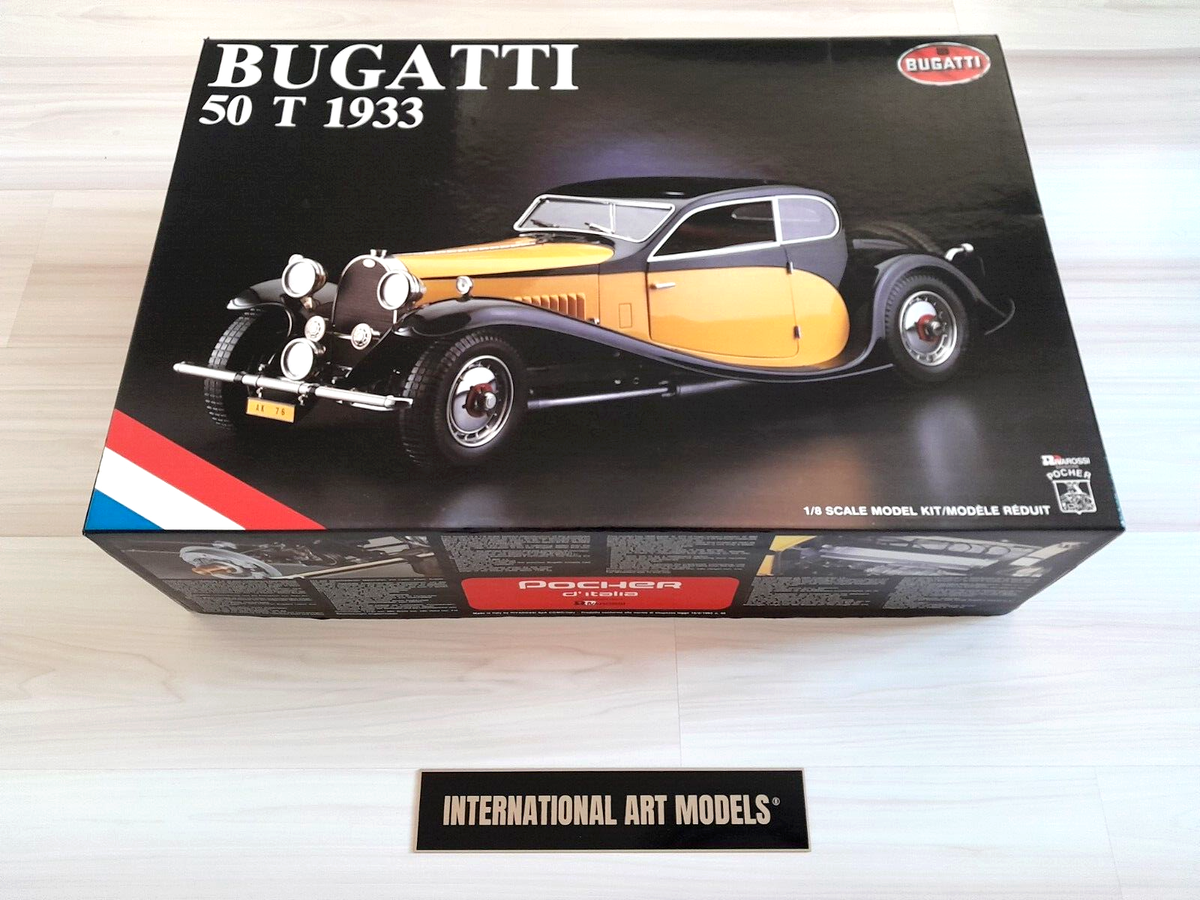 Bugatti 50 T 1933 | Pocher 1:8 scale | NEVER OPENED | factory