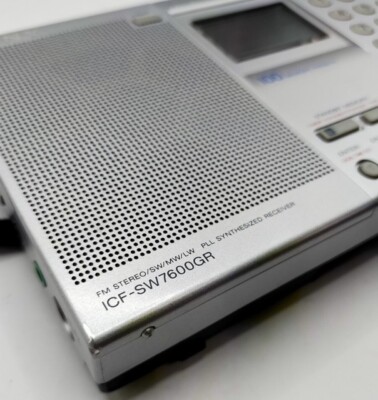 SONY World Band Receiver ICF-SW7600GR AM/FM/SW/SSB Radio Used