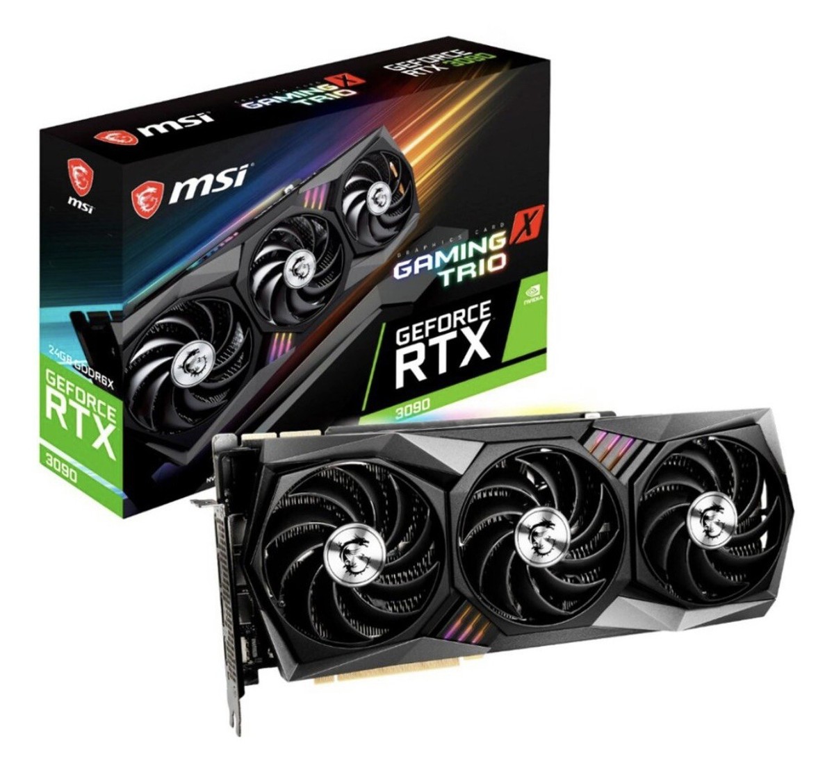 MSI GeForce RTX 3090 GAMING X TRIO 24GB GDDR6X Graphics Card for