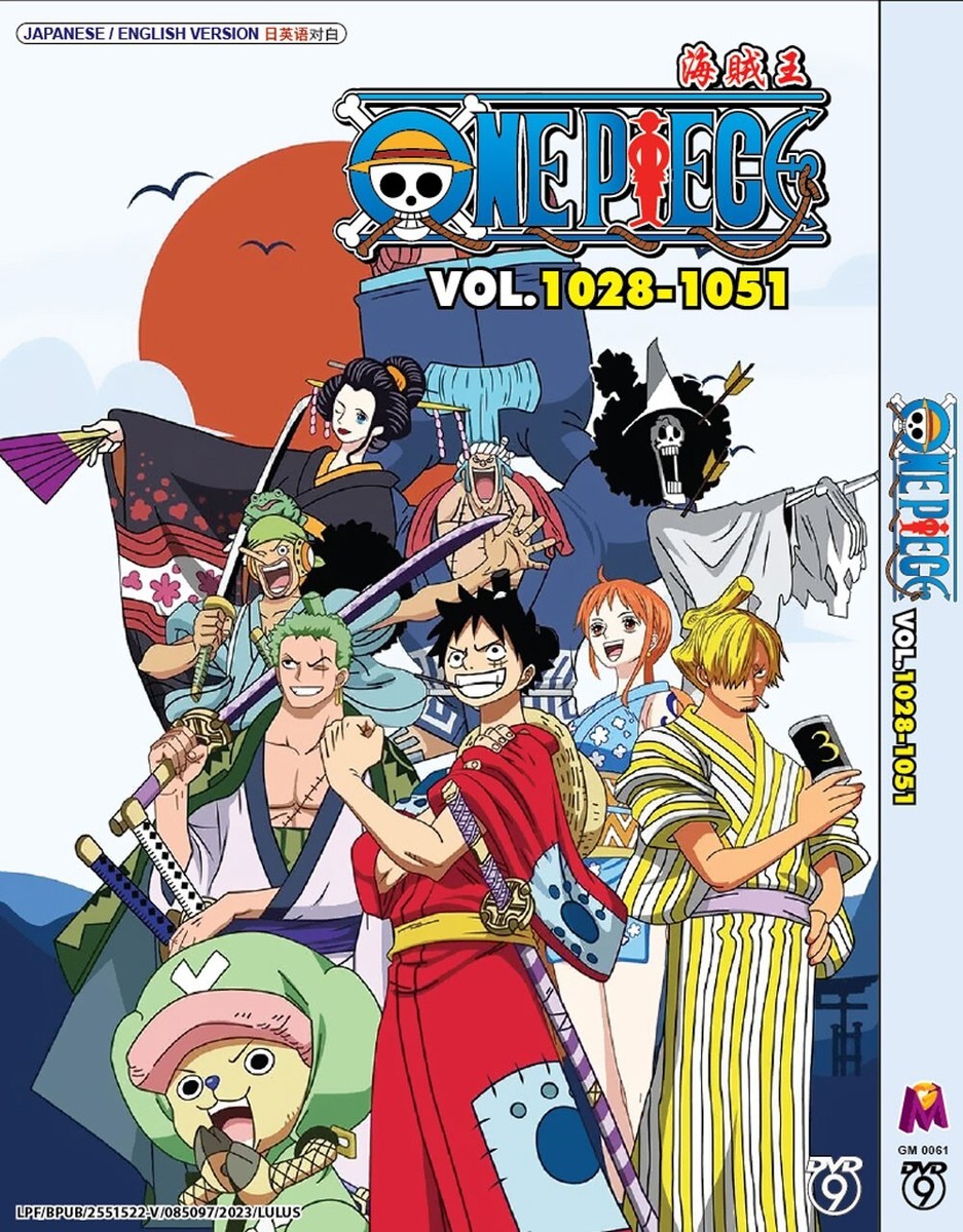 ANIME ONE PIECE 海贼王 BOX 34 VOL.1028-1051 DVD ENGLISH DUBBED