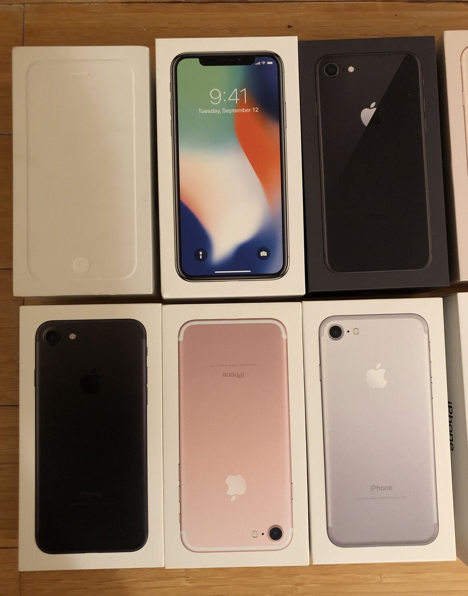 Replacement iPhone BOXES Only- Apple 6, 7, 8, X, SE And Xr (Price